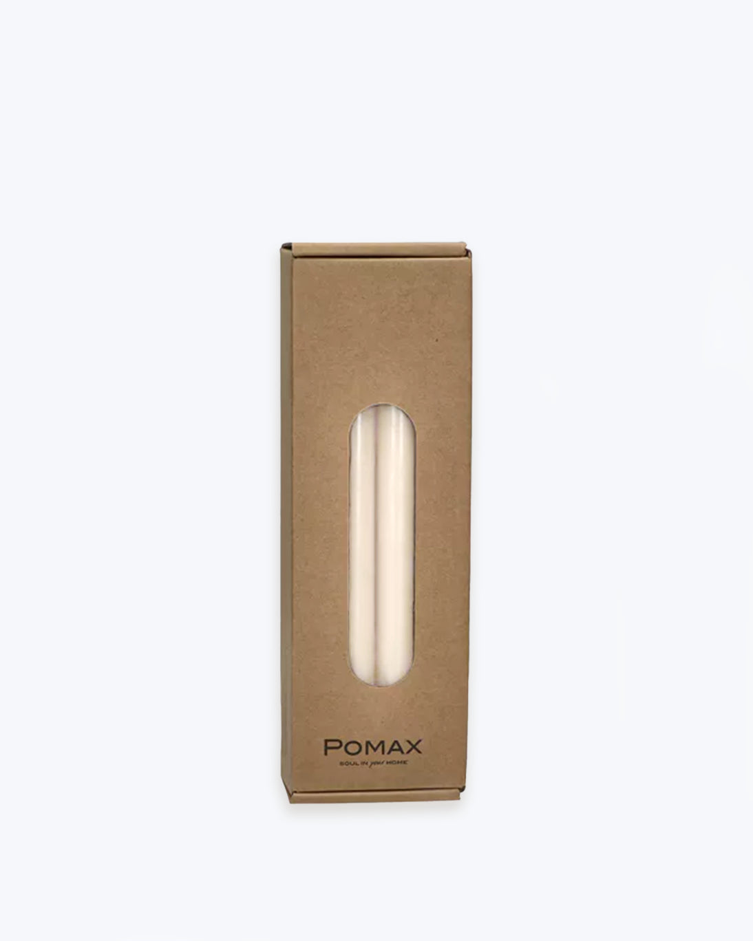 SET DE 8 VELAS MARFIL 25CM