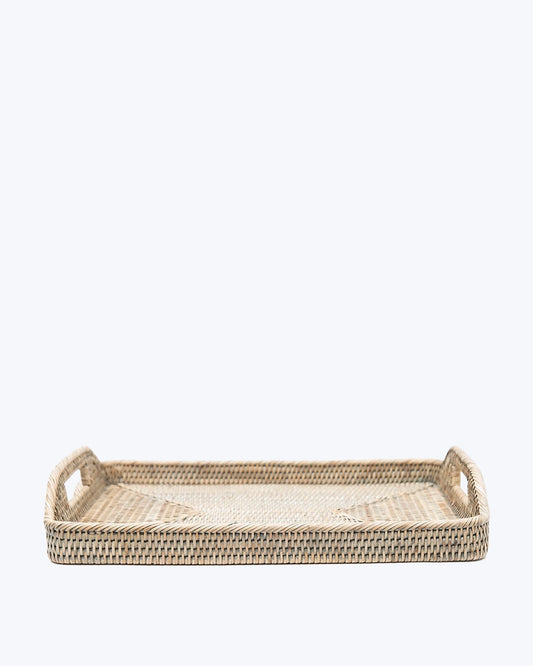 RATTAN TRAY 55X40CM