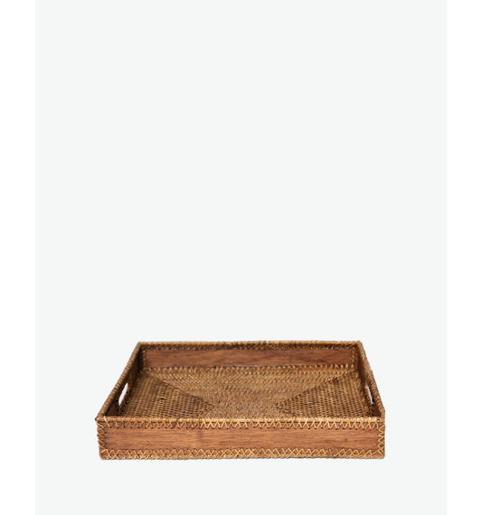 Rattan tray 47.5x37x7.5cm apia XME02944