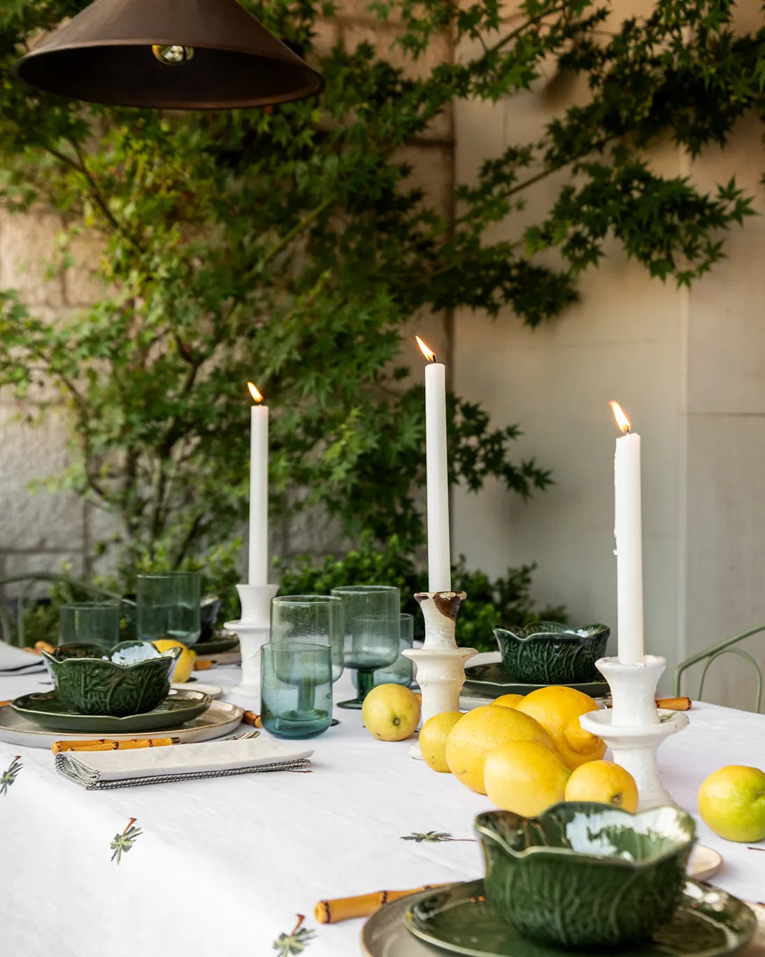 Orange Blossom Candle Holder 15cm