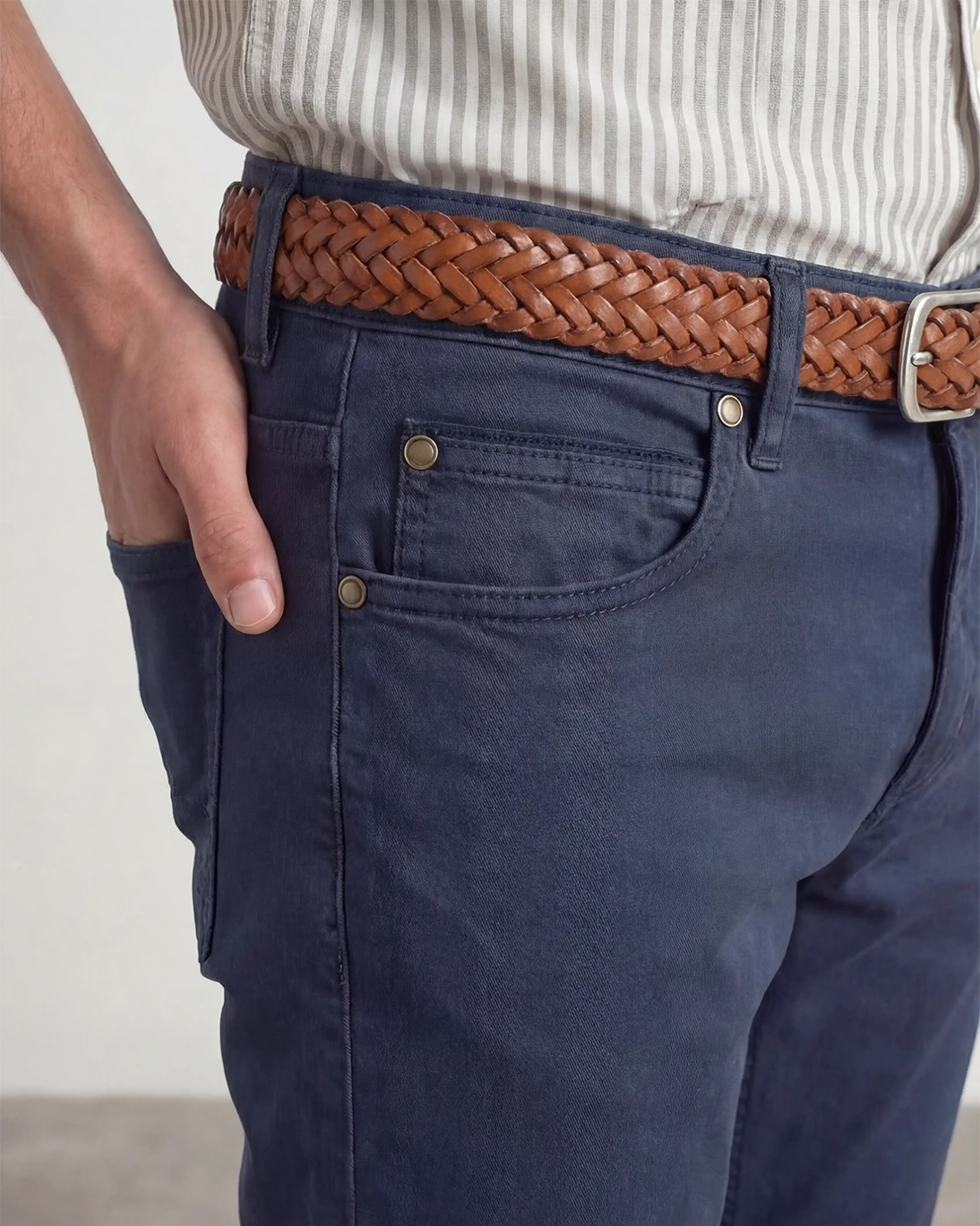 PANTALÓN 5 BOLSILLOS AZUL OSCURO