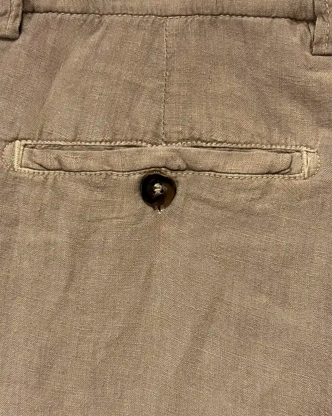 PANTALÓN CHINO DE LINO BEIGE