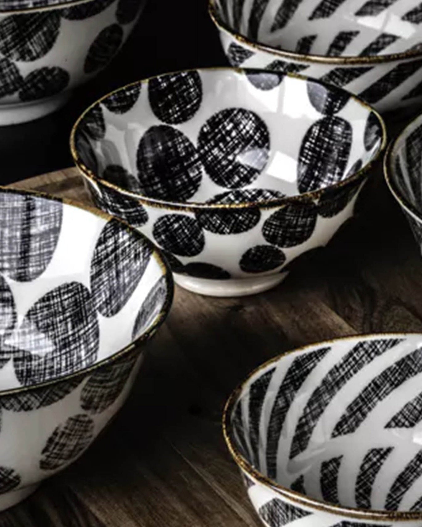 SET DE 6 BOWLS ALTO 12CM