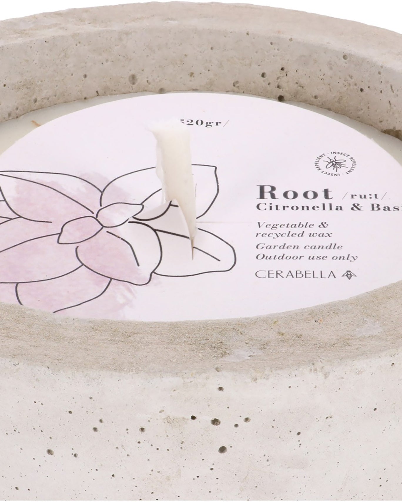 VELA TIESTO PEQUEÑA BLANCO