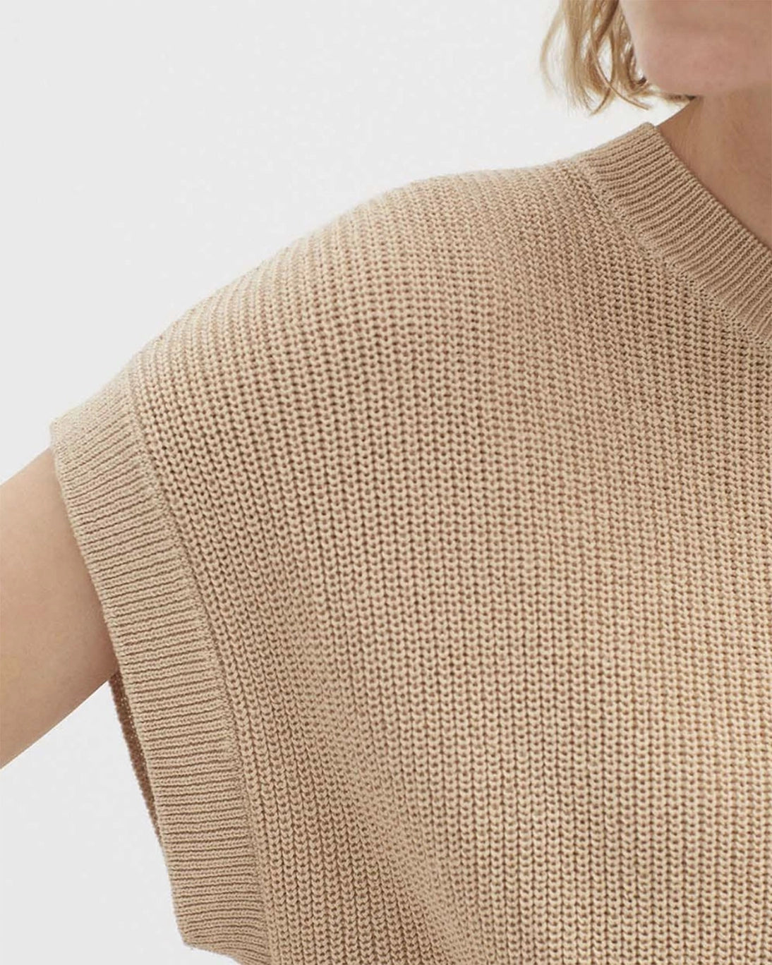 OVERSIZED JERSEY-VEST