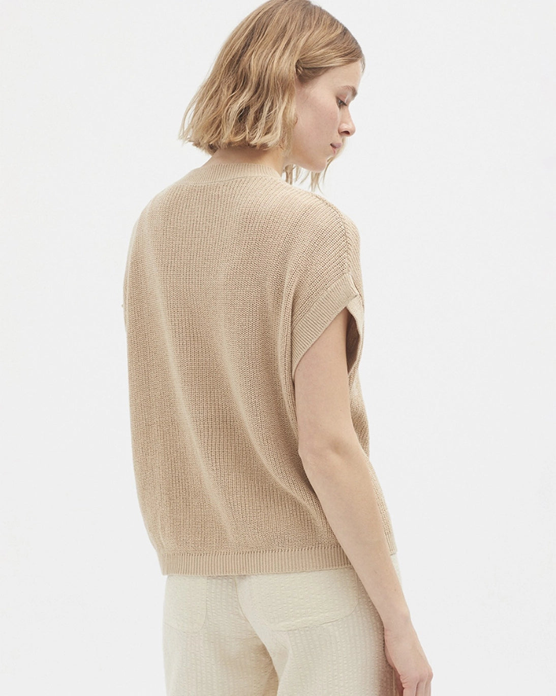OVERSIZED JERSEY-VEST