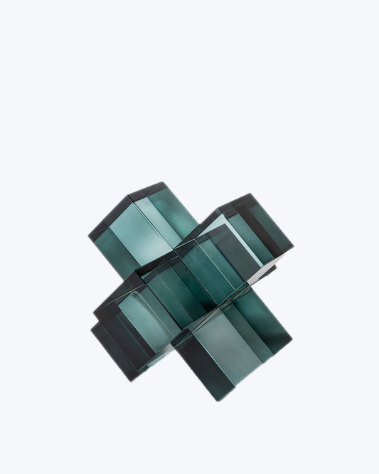 ESCULTURA CRISTAL 15X15CM