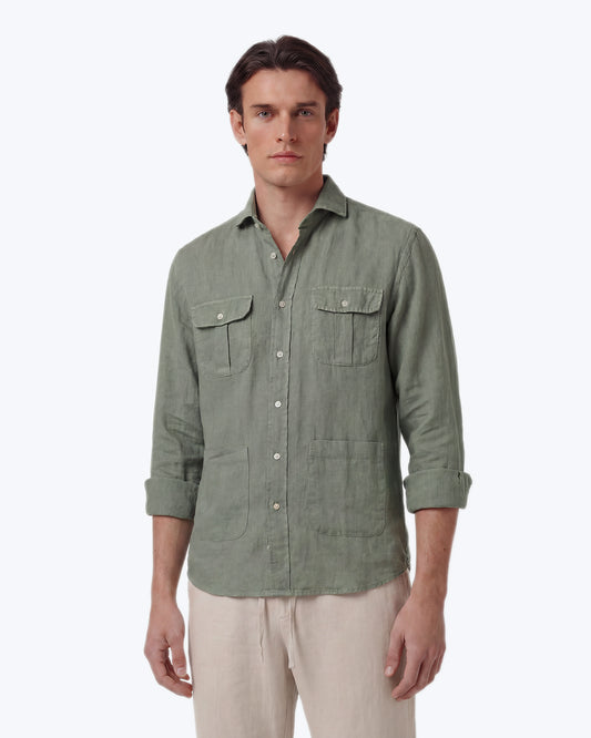 CAMISA MOGAMBO 4 BOLSILLOS VERDE