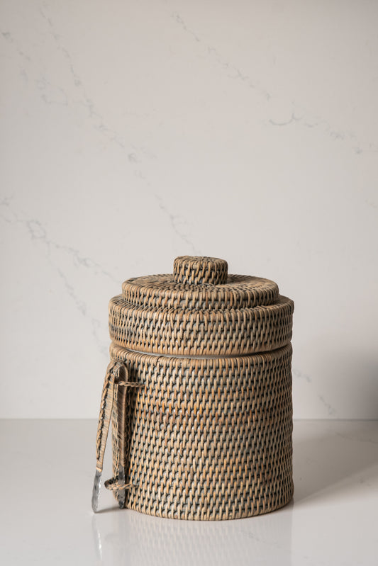CUBO HIELO RATTAN