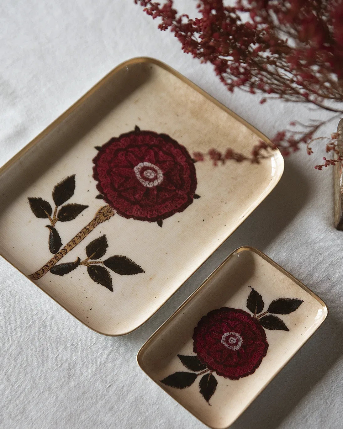 BANDEJITA ESMALTADA PIVOINE 15X10CM