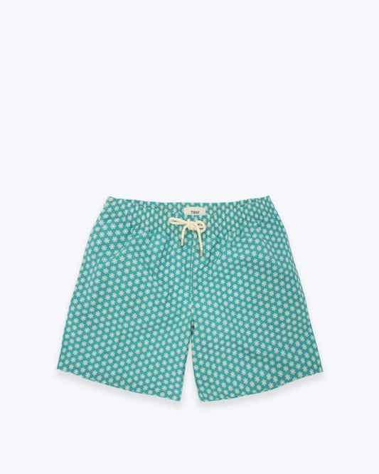 TRAJE DE BAÑO FLOR VERDE