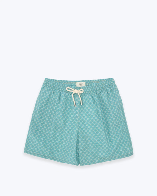 TRAJE DE BAÑO GEOMÉTRICO VERDE