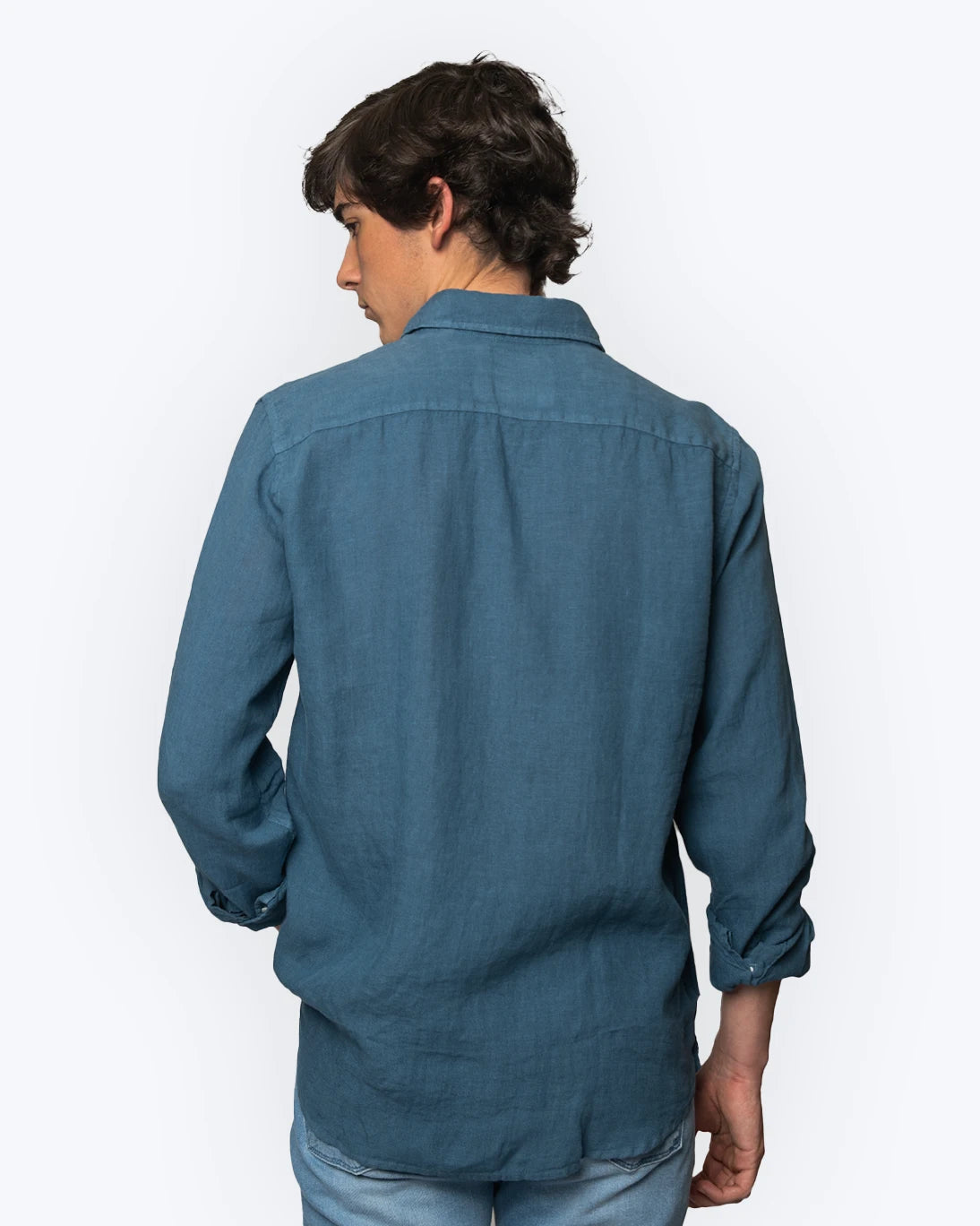 CAMISA AZUL LINO