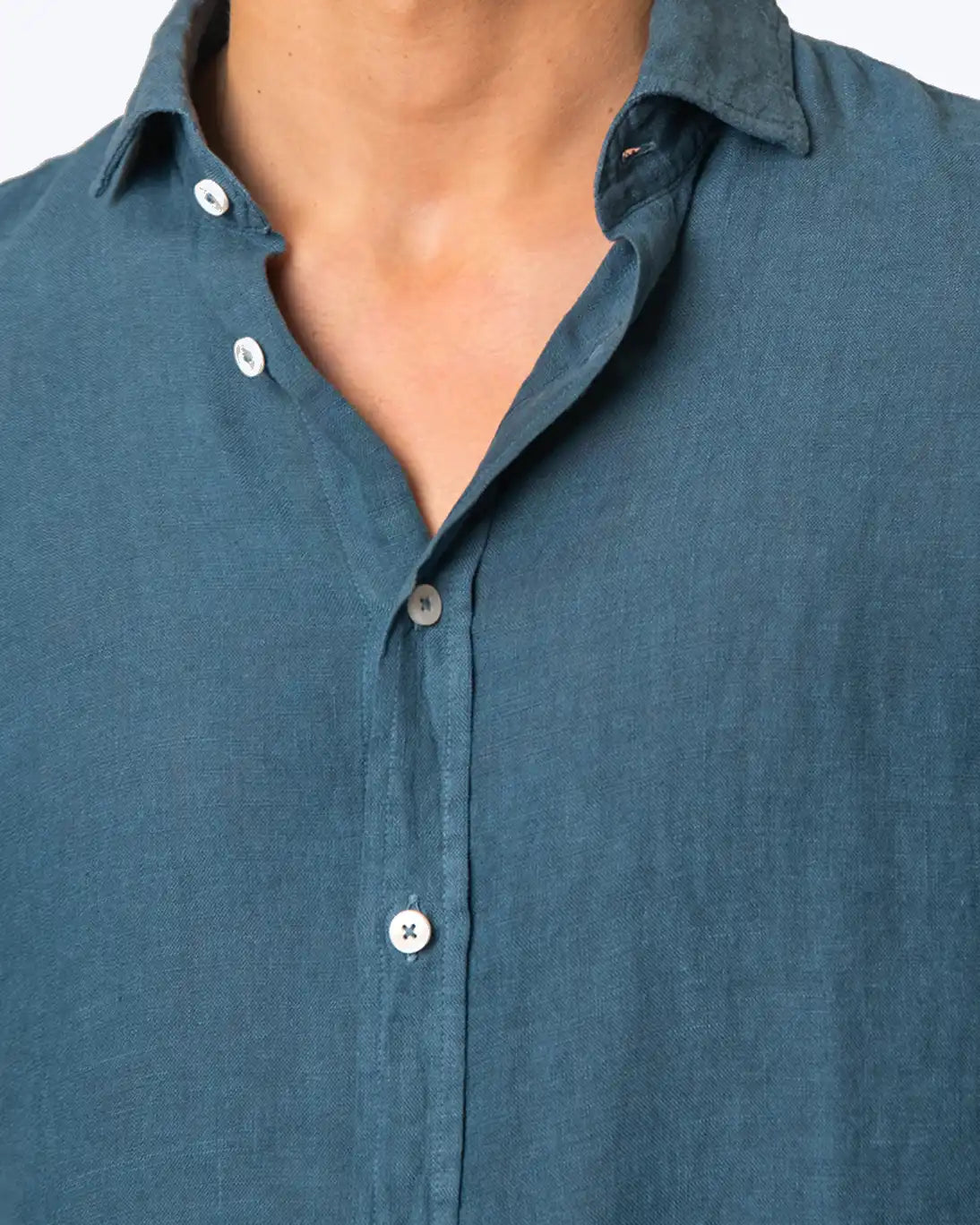 CAMISA AZUL LINO
