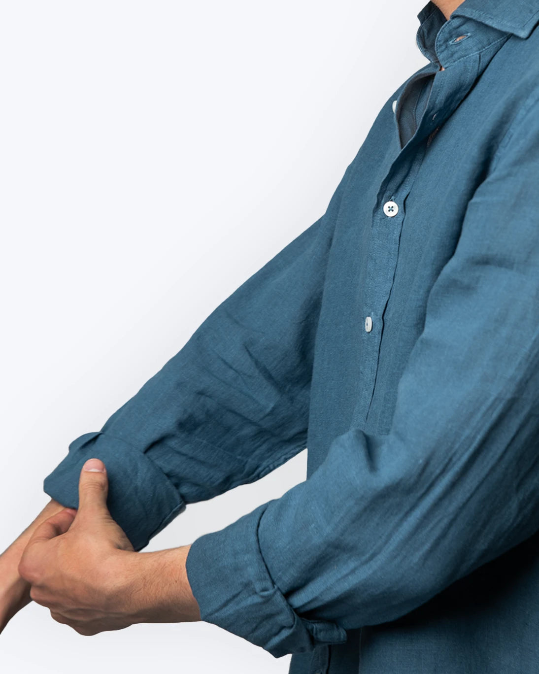CAMISA AZUL LINO