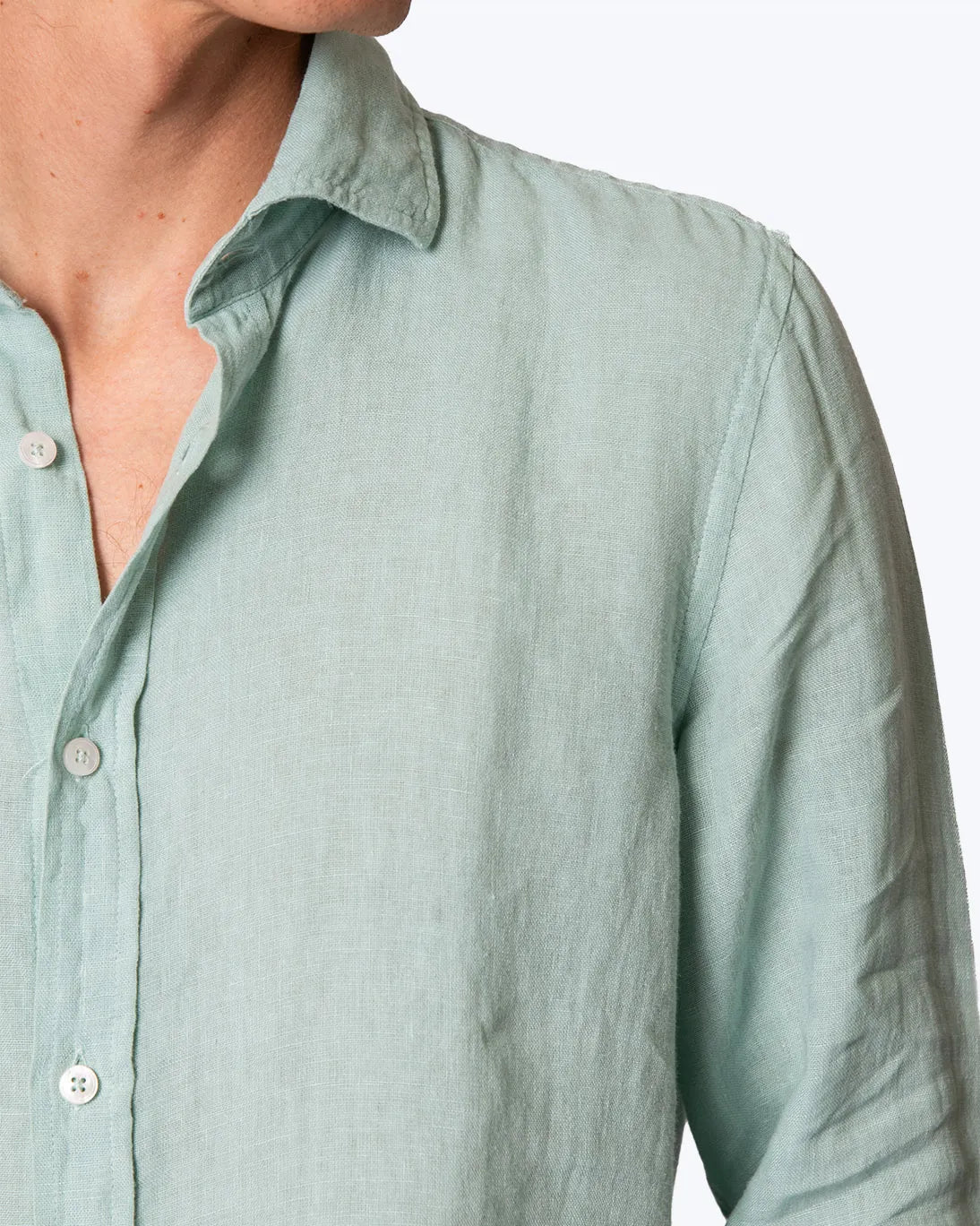 CAMISA VERDE LINO