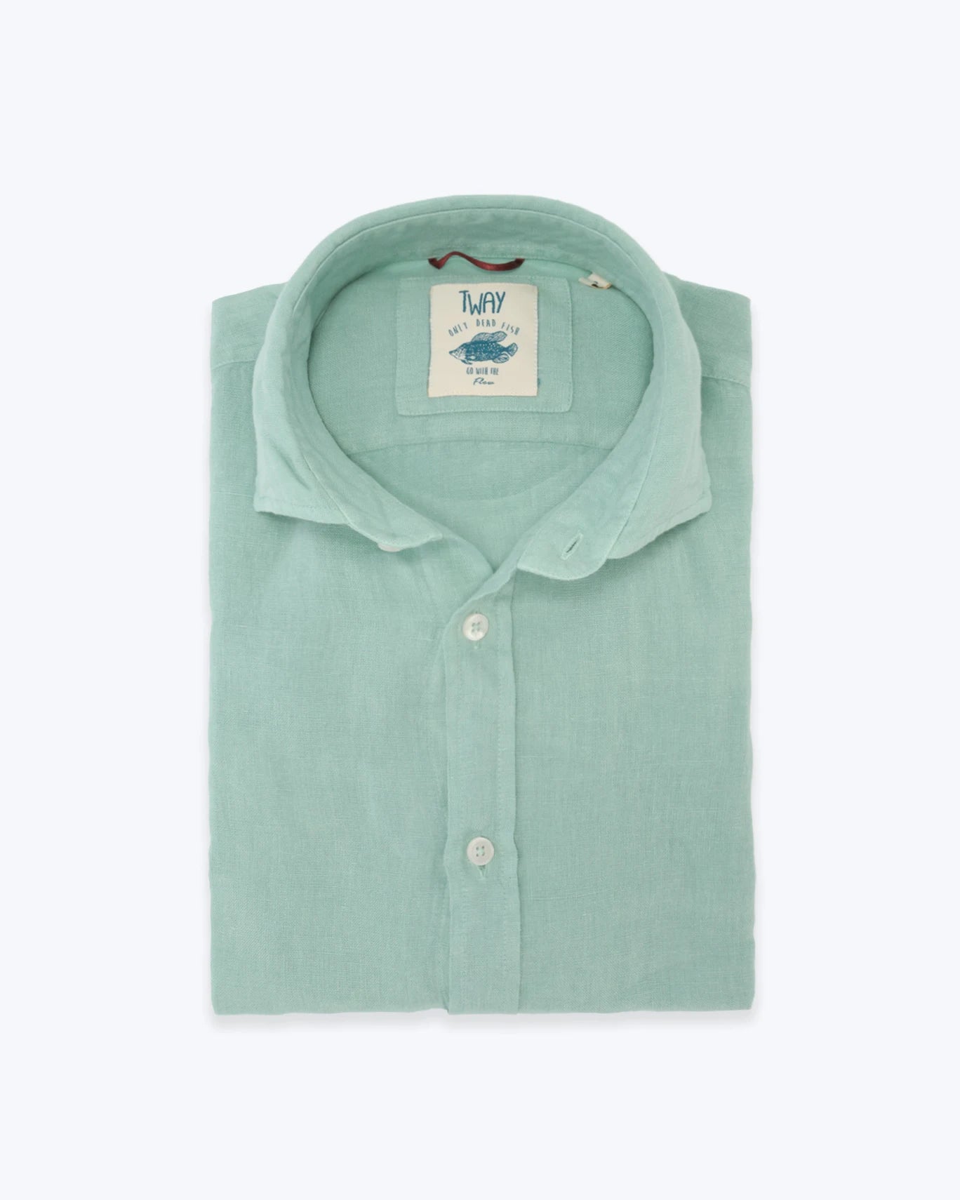 CAMISA VERDE LINO TWAY