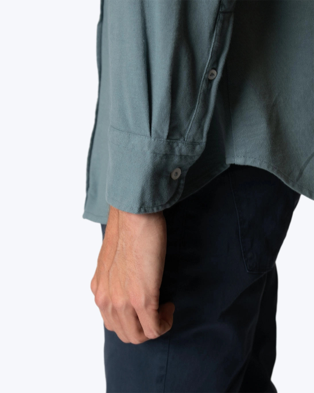 CAMISA VERDE PIQUÉ