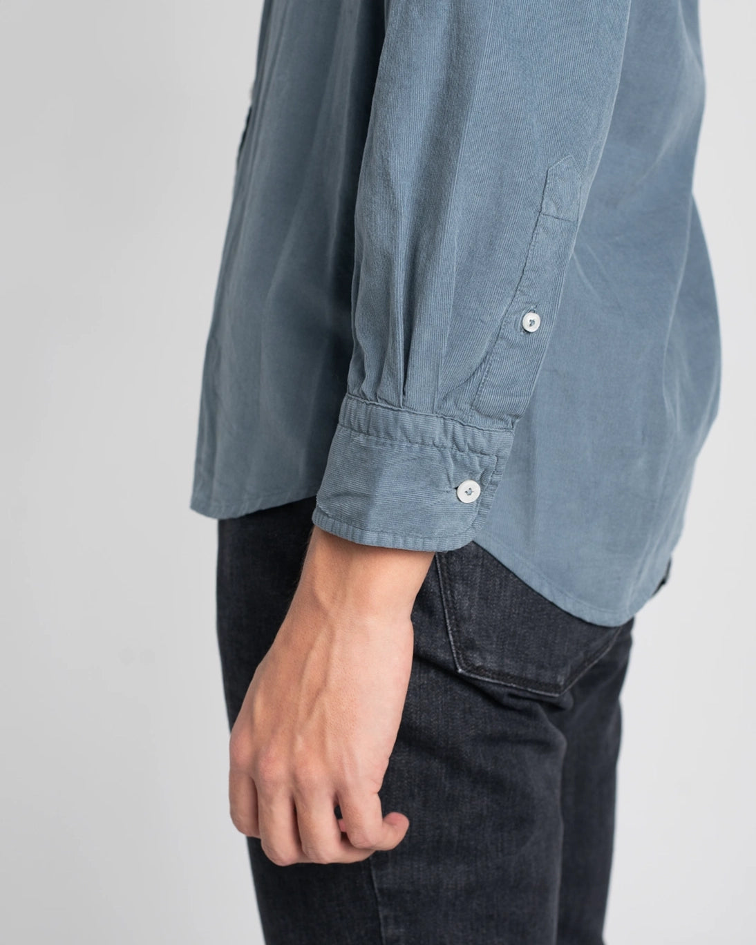 CAMISA MICROPANA AZUL CLARO LAVADO