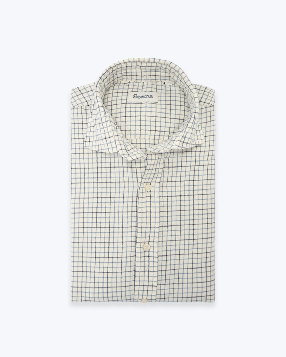 CAMISA BLANCA DE CUADROS