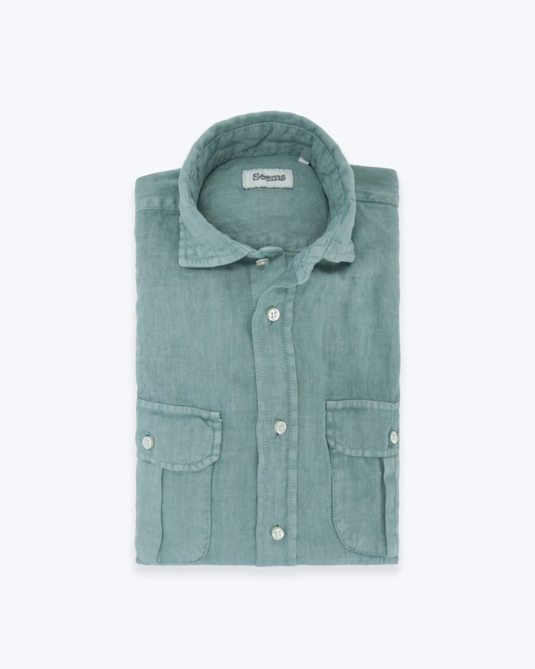 CAMISA MOGAMBO 4 BOLSILLOS VERDE AGUA
