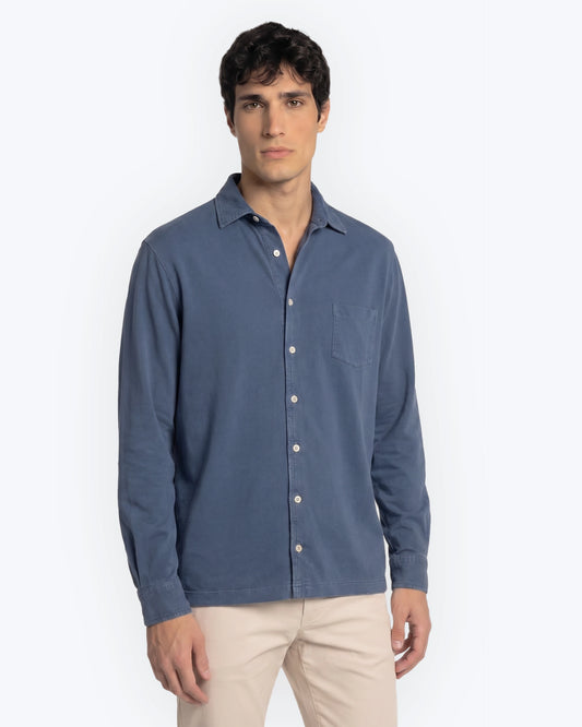 CAMISA AZULONA CON BOLSILLO