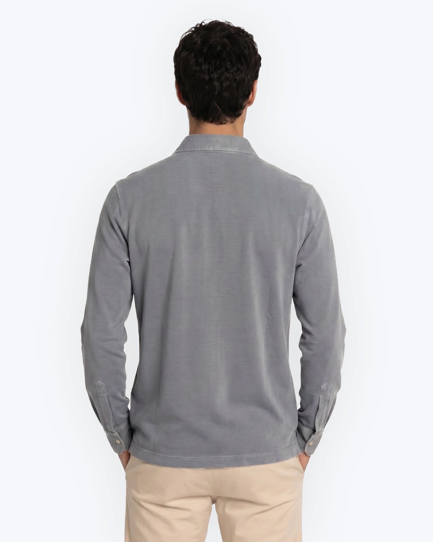 CAMISA PUNTO LISO GRIS