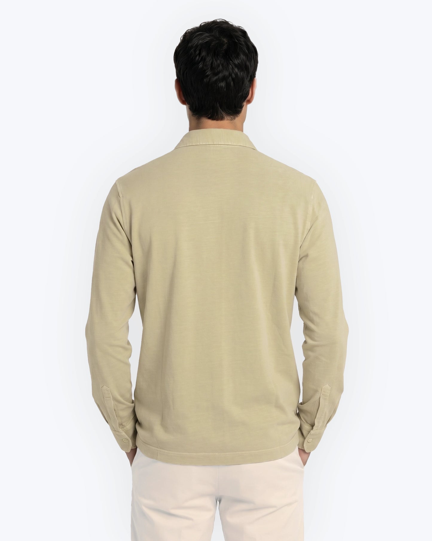 CAMISA PUNTO LISO BEIGE