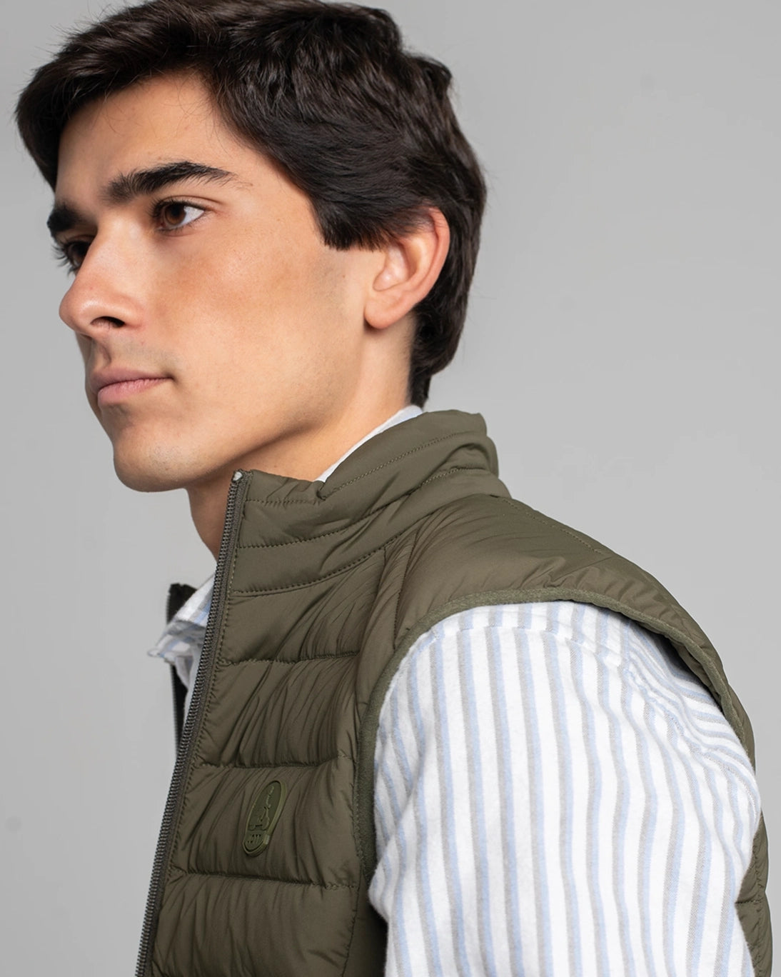 Chaleco plumas hombre HCE00001