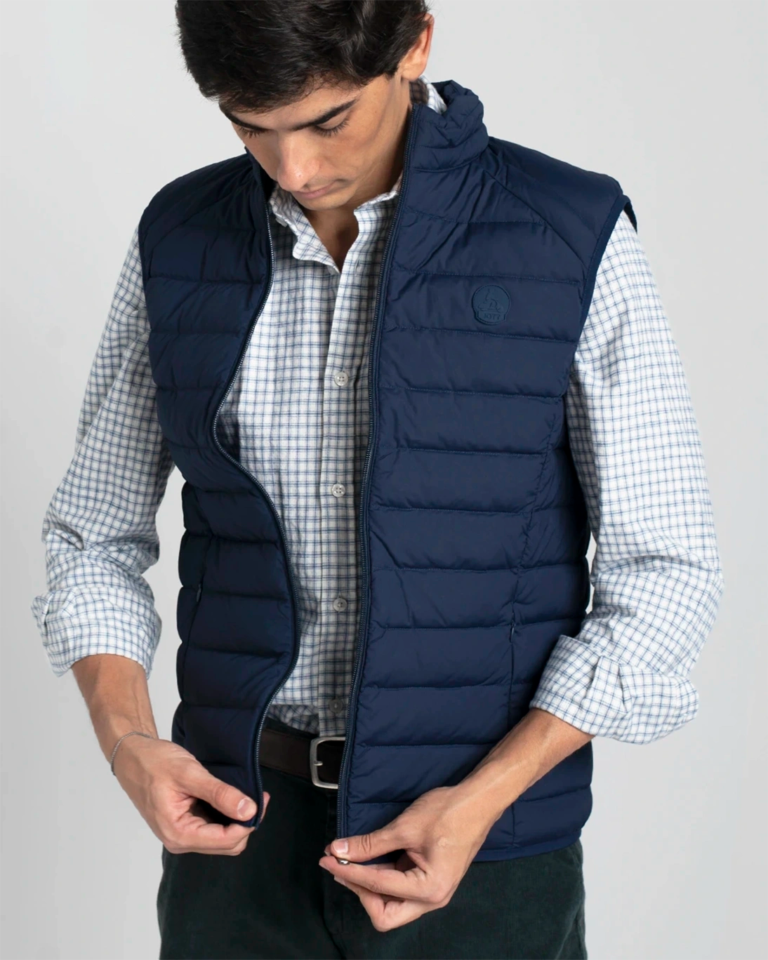 CHALECO DE PLUMAS NAVY