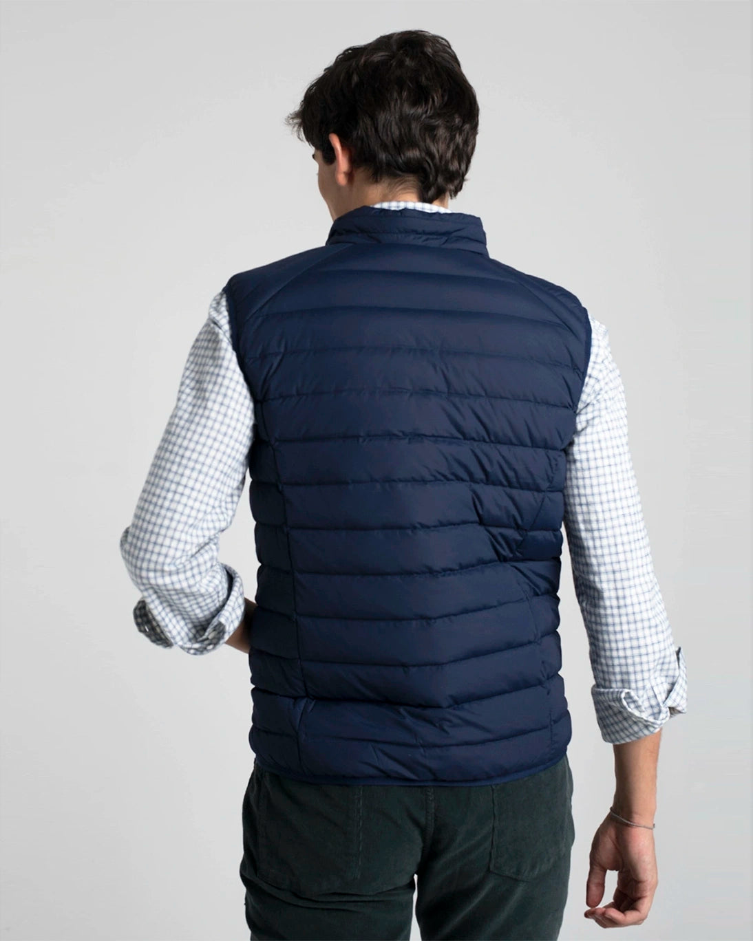 CHALECO DE PLUMAS NAVY