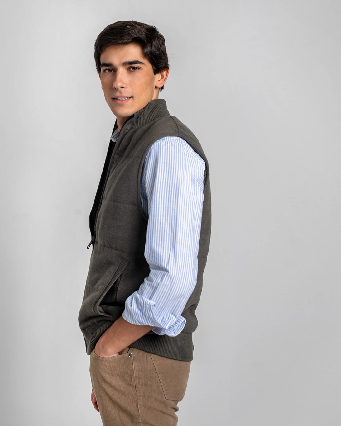 CHALECO STUART VERDE