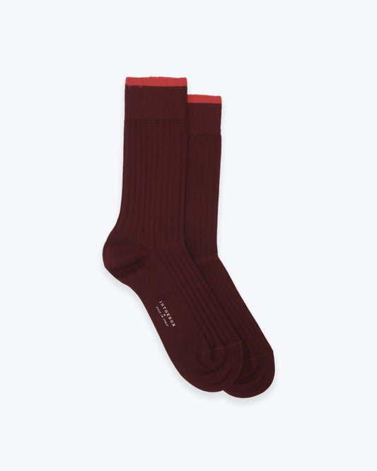 CALCETINES BURDEOS