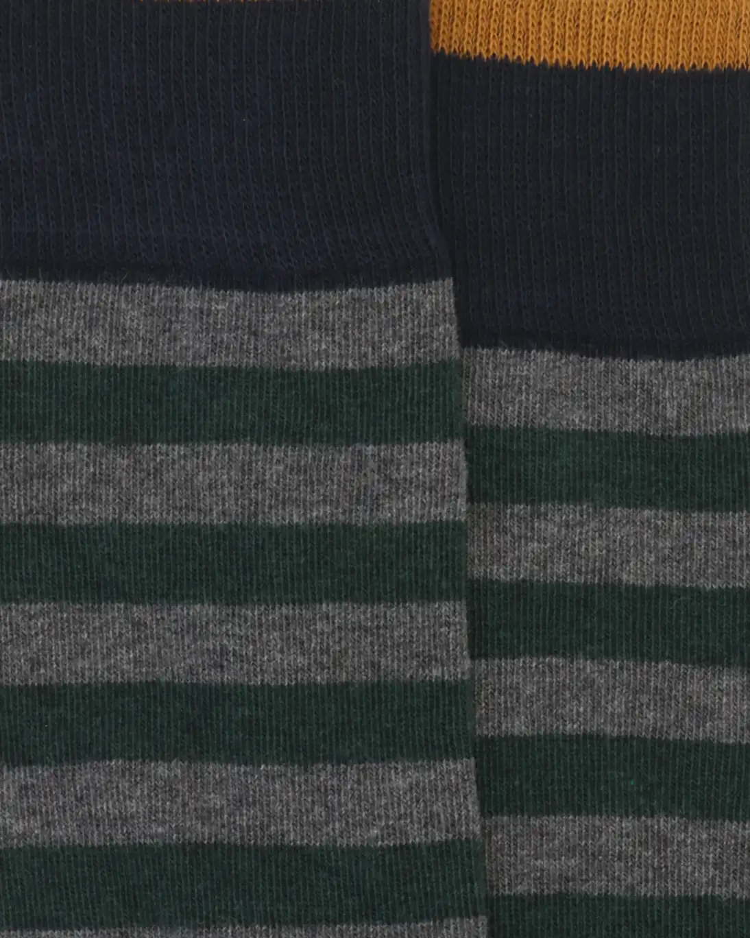 CALCETINES RAYAS GRISES Y VERDES