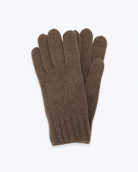 GUANTE LANA CASHMERE MARRÓN