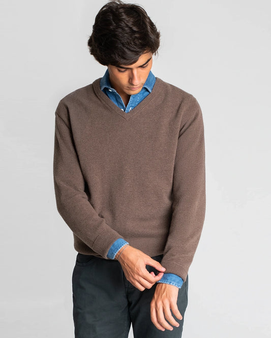 JERSEY PICO MARRÓN