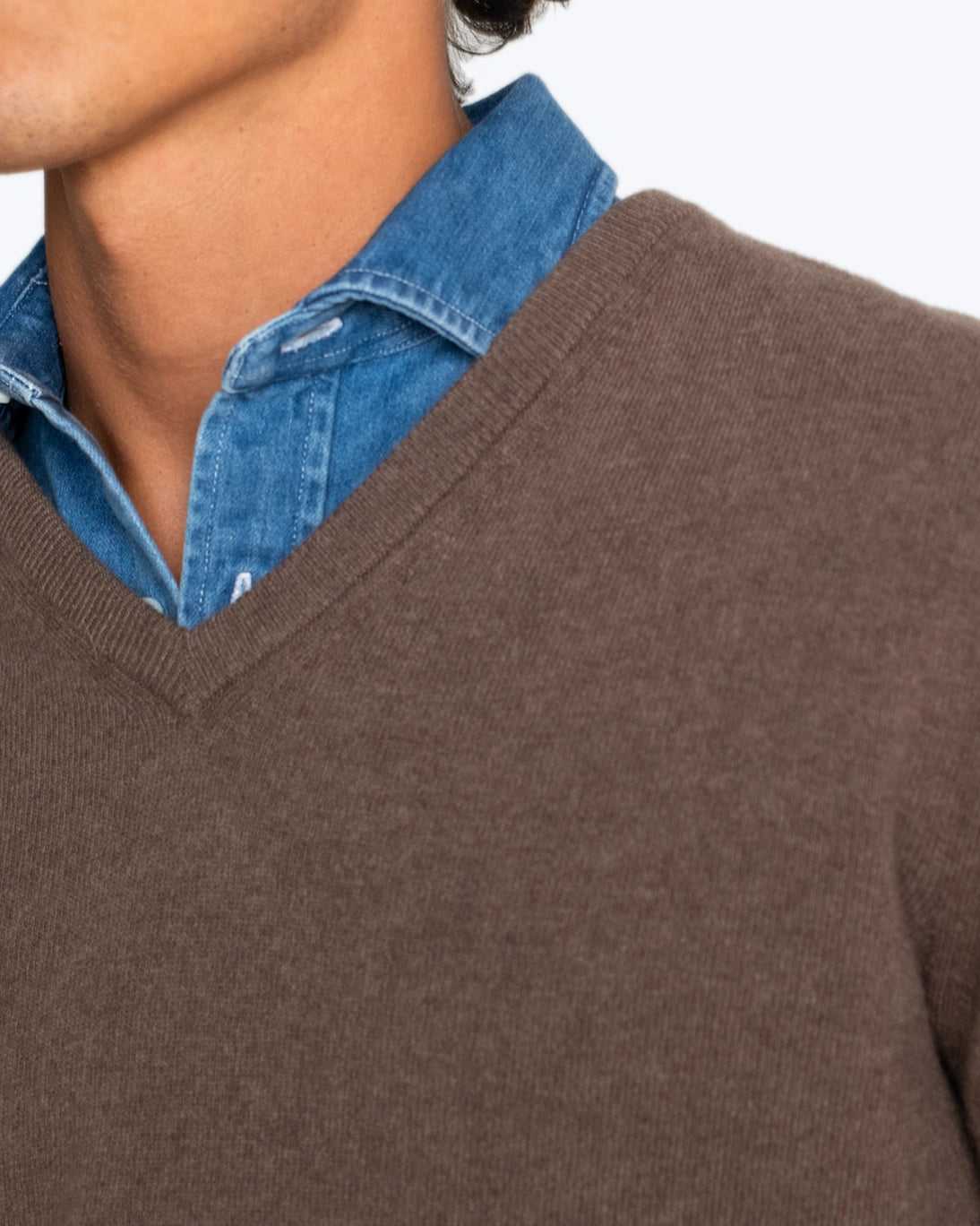 JERSEY PICO MARRÓN