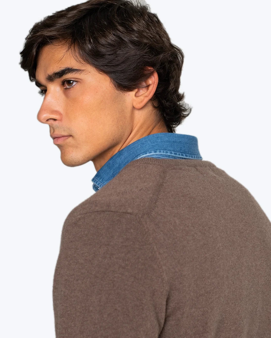 JERSEY PICO MARRÓN