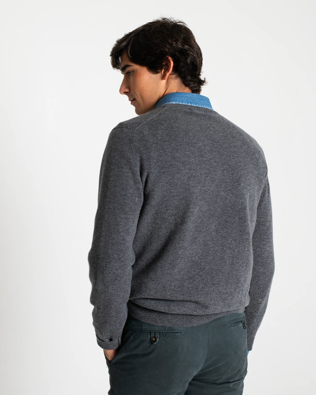 JERSEY CUELLO CAJA GRIS