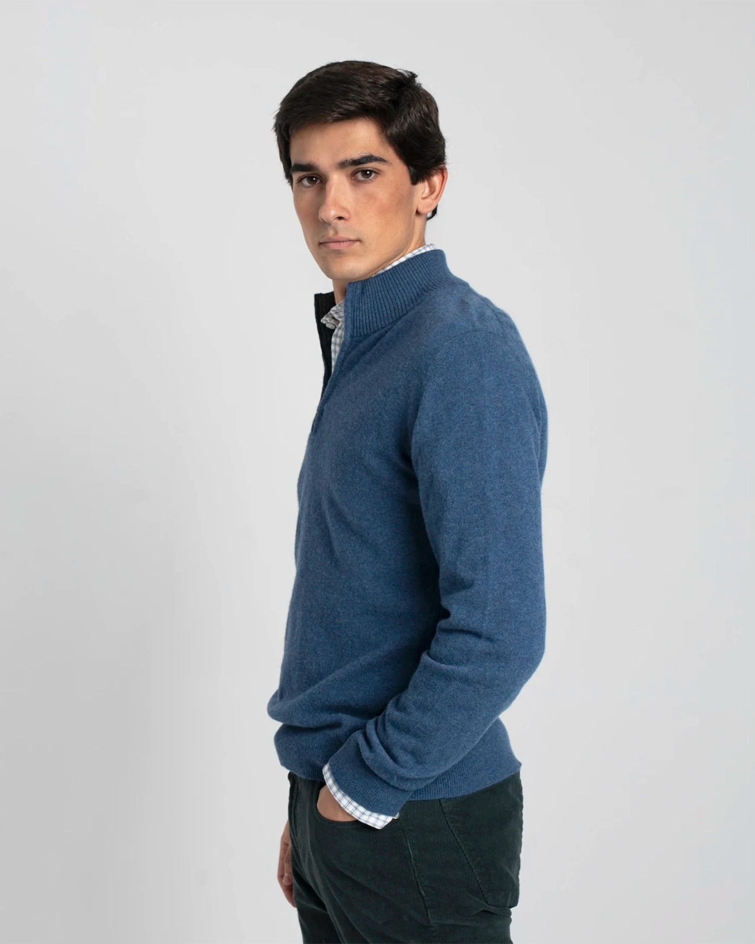 JERSEY CREMALLERA AZUL