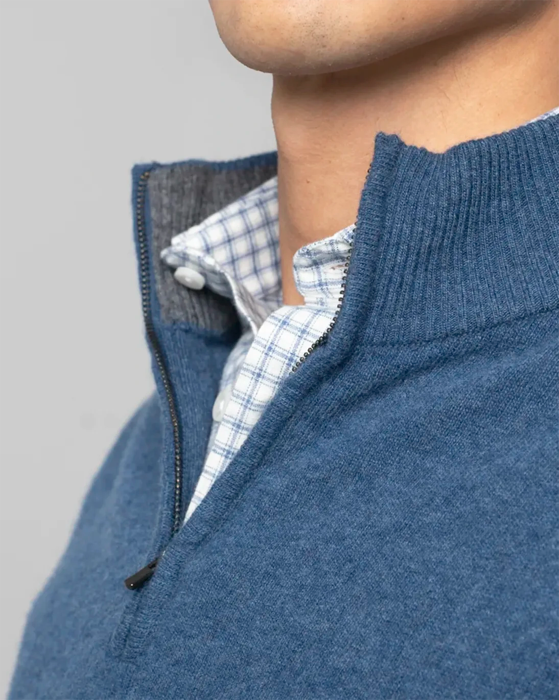 JERSEY CREMALLERA AZUL