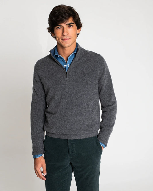 JERSEY CREMALLERA GRIS