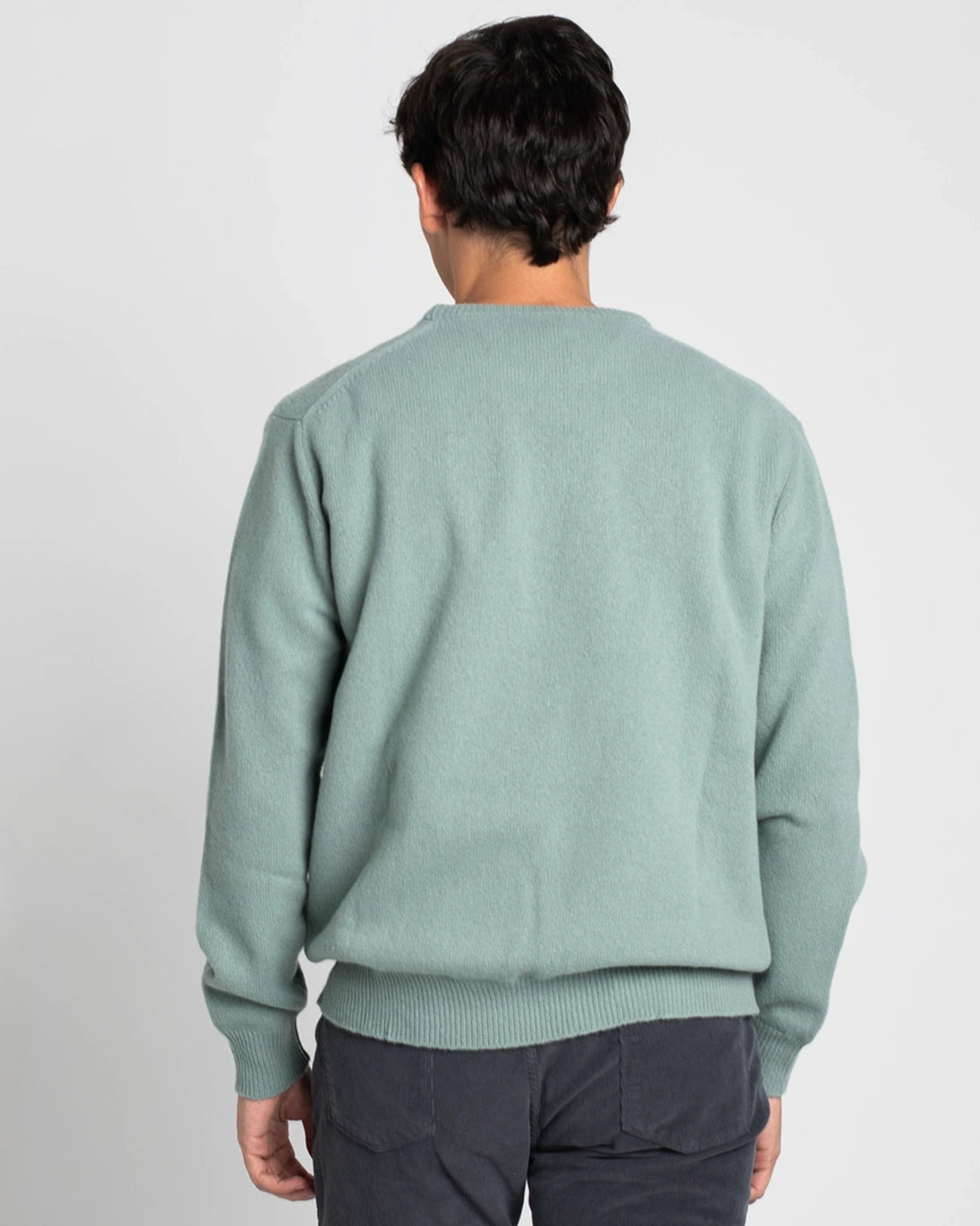 JERSEY CUELLO CAJA VERDE AGUA