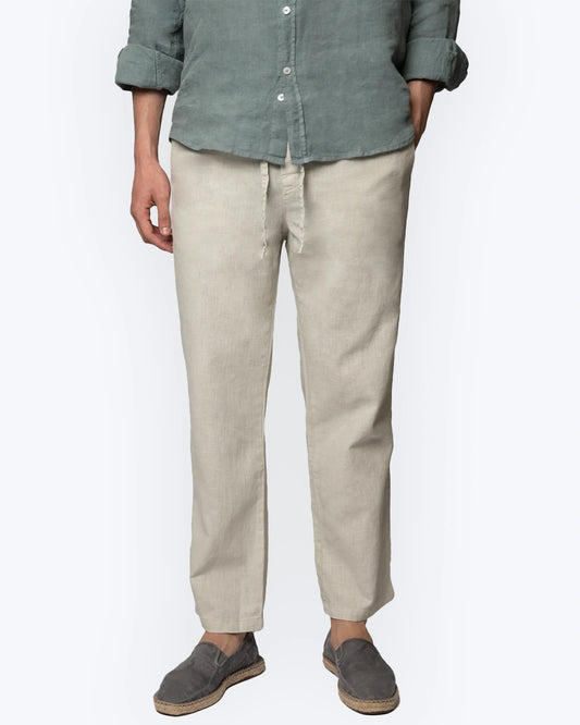 PANTALÓN LINO BEIGE