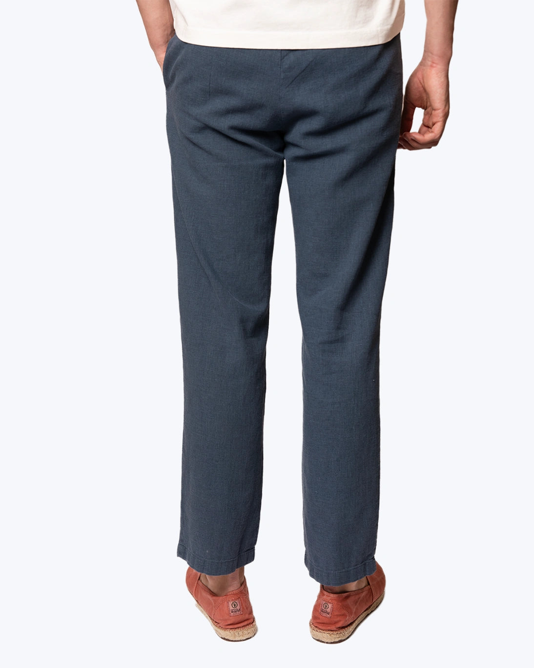BLUE LINEN PANTS