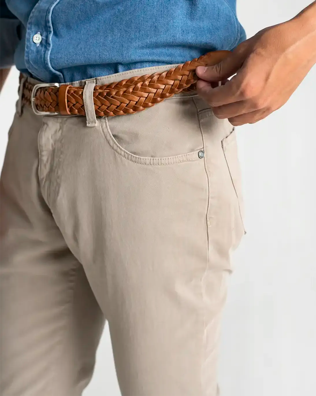 5-POCKET BONE PANTS
