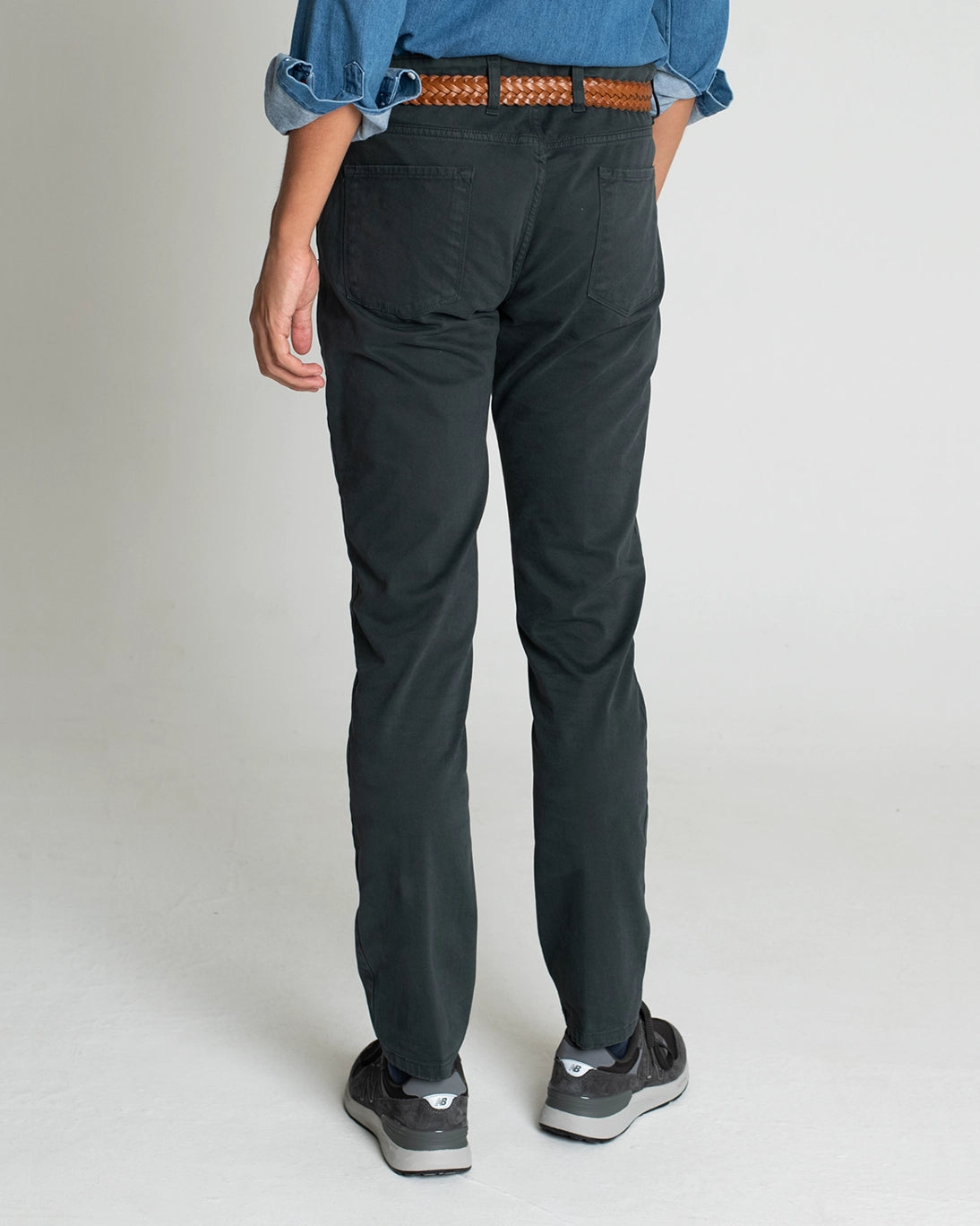 PANTALÓN 5 BOLSILLOS VERDE AZULADO
