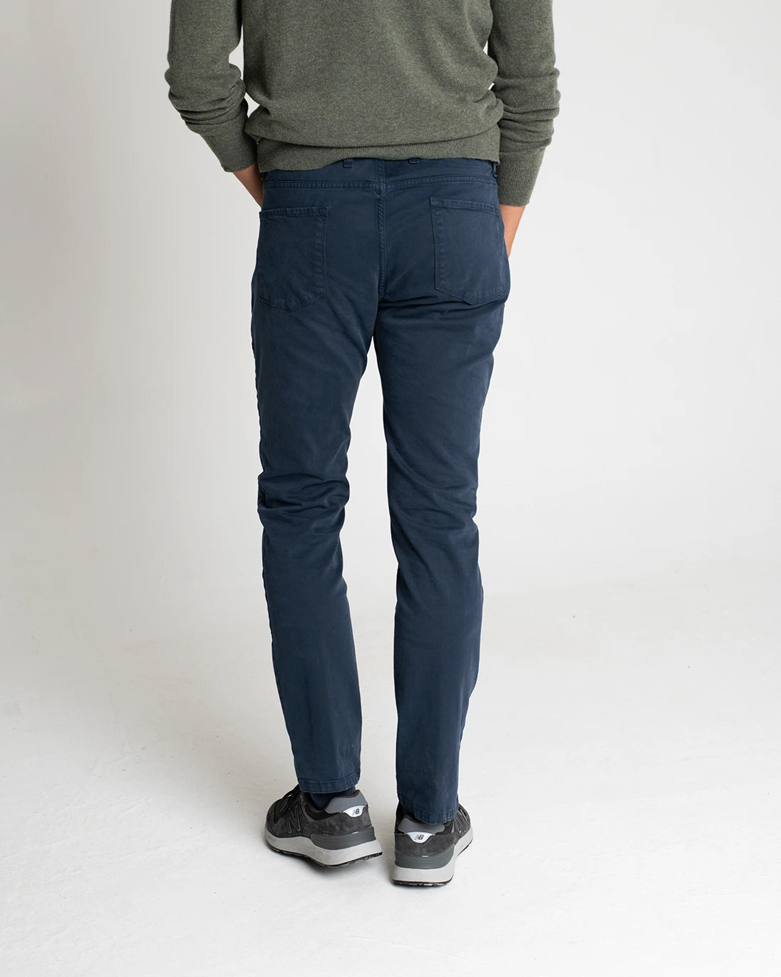 5-POCKET BLUE PANTS