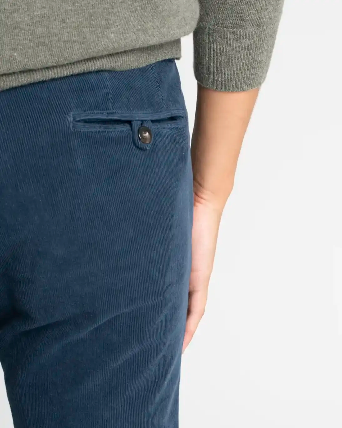 PANTALÓN CHINO PANA AZUL OSCURO