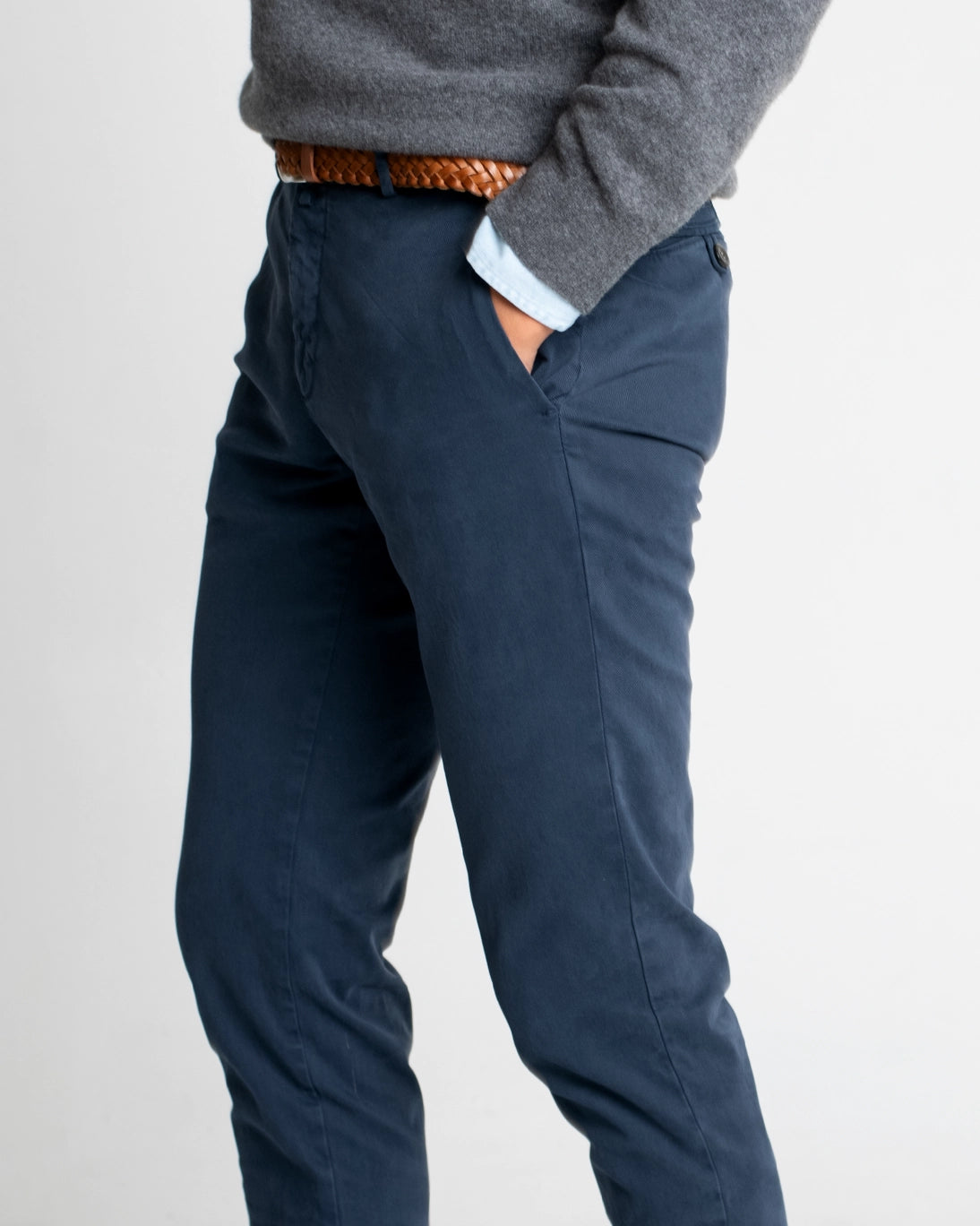 NAVY BLUE CHINO PANTS